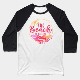 Sunset Beach is Calling Baseball T-Shirt